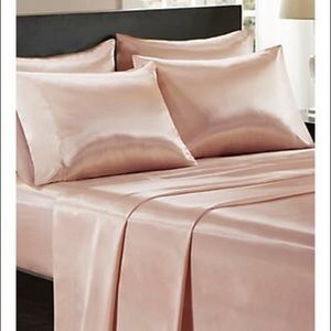 Madison Park Wrinkle Free Full Satin Sheet Set